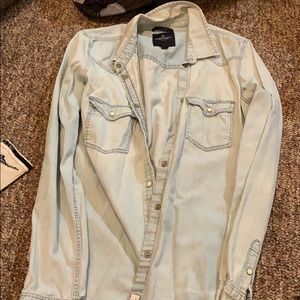 Women’s button up denim